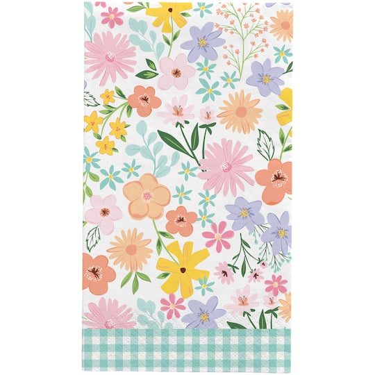 Springtime Blooms Paper Guest Towels, 48ct.